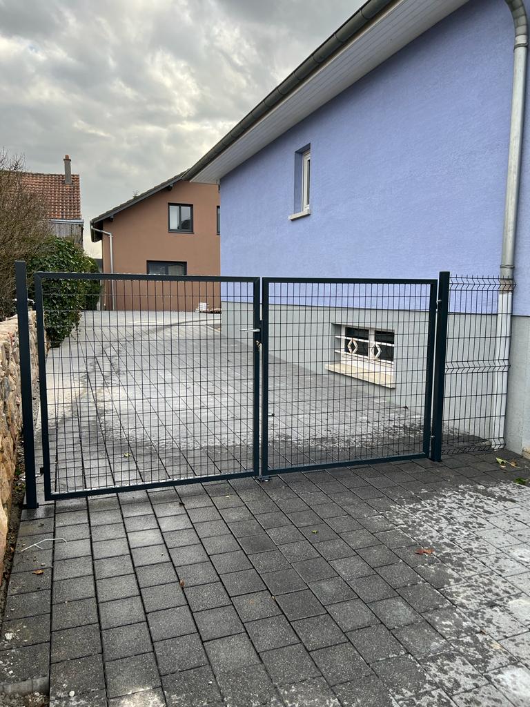 Réalisation portail et portillon à Ruelisheim dans le Haut Rhin Haguenau